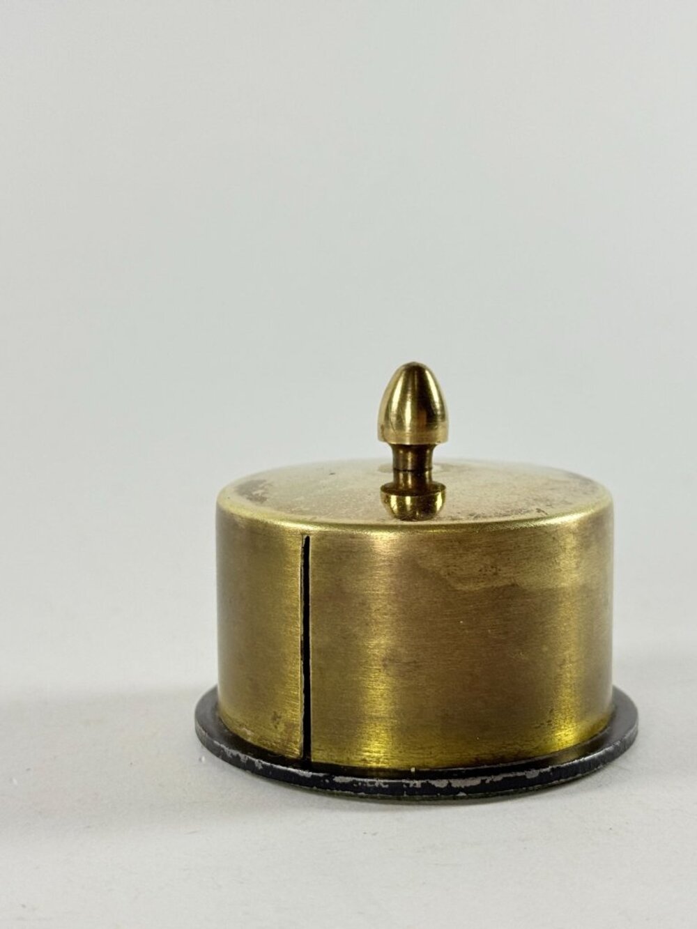 Vintage 1970's Brass Roll Stamps Holder Dispenser PAT Products Great Condition